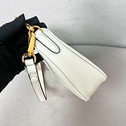 	 PRADA Re-Edition white leather mini bag - 22*18*6cm - 3