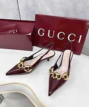 GUCCI  WOMEN'S SLINGBACK WITH MARINA CHAIN 45mm - 4