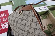 Gucci GG Emblem small shoulder bag - 24.5*16*6CM - 3