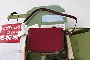 Gucci Horsebit 1955 Canvas Red Shoulder Bag 25x18x8CM - 6