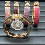 Hermes Crocodile Clic H bracelet - 6