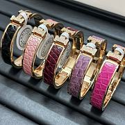 Hermes Crocodile Clic H bracelet - 2