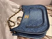 	 Chanel Hoboo Denim Tote - 20 x 24 X 6 cm - 6