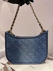 	 Chanel Hoboo Denim Tote - 20 x 24 X 6 cm - 2