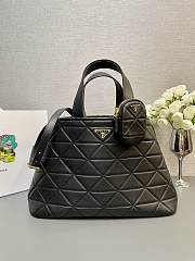 Prada small quilted leather tote bag - 1