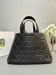 Prada small quilted leather tote bag - 2