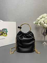 Prada Nappa leather mini black bag - 15*9*8CM - 5