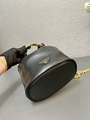 Prada Nappa leather mini black bag - 15*9*8CM - 2