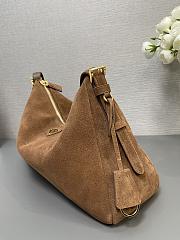 Prada Aimée suede shoulder bag - 39*24*11.5CM - 6