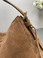 Prada Aimée suede shoulder bag - 39*24*11.5CM - 4