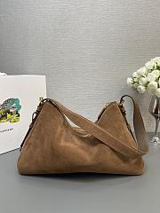 Prada Aimée suede shoulder bag - 39*24*11.5CM - 2