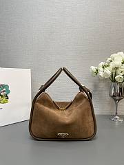 Prada brown suede brown bag - 25*18*10.5CM - 1