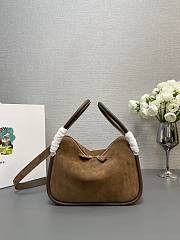 Prada brown suede brown bag - 25*18*10.5CM - 3