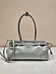 Prada Medium leather handbag glossy finish in 6 colors - 32*15.5*12 - 5