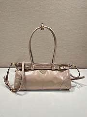 Prada Medium leather handbag glossy finish in 6 colors - 32*15.5*12 - 2