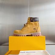 Louis Vuitton x Timberland Brown Leather Boots - 1