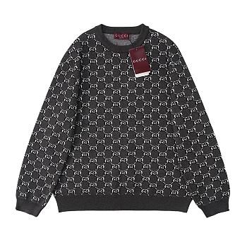 Gucci Wool jacquard sweater with GG Shadow