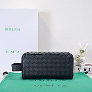 Bottega Veneta Intrecciato Travel Pouch in 3 colors - 26x13x10cm - 3