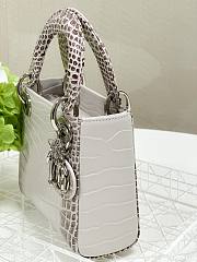 Dior Lady Mini Himalayan Crocodile Bag - 6