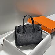 Hermes Mini Birkin Black Toge Bag - 20cm  - 6