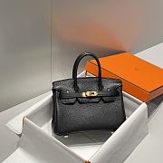 Hermes Mini Birkin Black Toge Bag - 20cm  - 5