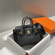 Hermes Mini Birkin Black Toge Bag - 20cm  - 4