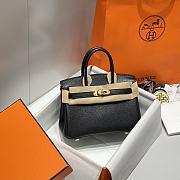 Hermes Mini Birkin Black Toge Bag - 20cm  - 2