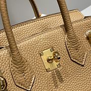 Hermes Mini Birkin Light Brown Toge Bag - 20cm - 2