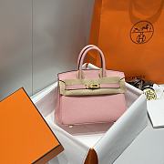 Hermes Mini Birkin Pink Toge Bag - 20cm - 5