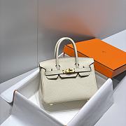 Hermes Mini Birkin Off White Toge Bag - 20cm - 5