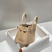 Hermes Mini Birkin Beige Toge Bag - 20cm - 4