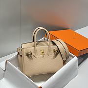 Hermes Mini Birkin Beige Toge Bag - 20cm - 3