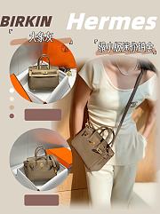 Hermes Mini Birkin Taupe Toge Bag - 20cm - 1