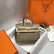 Hermes Mini Birkin Taupe Toge Bag - 20cm - 2