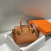 Hermes Mini Birkin Brown Toge Bag - 20cm - 4