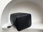 Chanel Vanity Cosmetic Case Black Leather Bag - 3