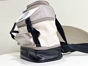 CHANEL Nylon Sports Backpack Black White Sold Out - 16x9.5x3.5in - 5