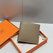 Hermes Epsom Leather Compact Wallet  - 6