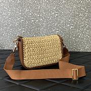 Valentino Garavani Alltime Raffia Shoulder Bag - 23.5x18x8cm - 6