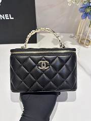 Chanel Vanity Lambskin Leather Bag - 11*17*4.5Cm - 6