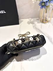 Chanel Vanity Lambskin Leather Bag - 11*17*4.5Cm - 4