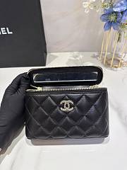 Chanel Vanity Lambskin Leather Bag - 11*17*4.5Cm - 3