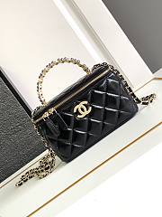 Chanel Vanity smooth Leather Bag in 2 colors - 1