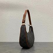 Celine Ava Bag In Triomphe Canvas and Calfskin - 4