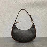 Celine Ava Bag In Triomphe Canvas and Calfskin - 2