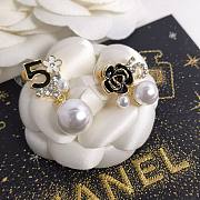 Chanel No 5 Black Earrings - 3