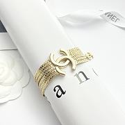 Chanel Gold Bracelet CC Logo - 6