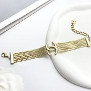 Chanel Gold Bracelet CC Logo - 4