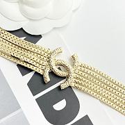 Chanel Gold Bracelet CC Logo - 2