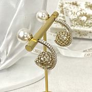 Dior Diamond Ball Earrings - 6